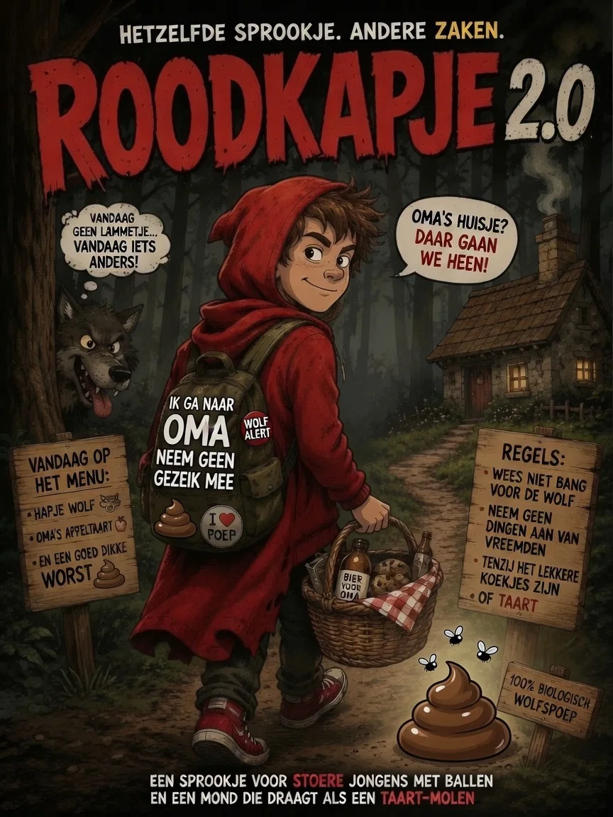 Poster van Roodkapje 2.0
